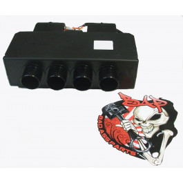 Värmepaket 10.6kw - Med 4 x 60mm Luftanslutningar & 3 Stegs Fläkt - 12V