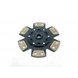 Tenaci - Sinterlamell 6-Puckad - 240mm 25.4mm x 24 Splines Fjädrad - Nissan