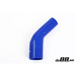 Silikonslang blå 45 grader 2,375 - 3'' (60 - 76mm) 