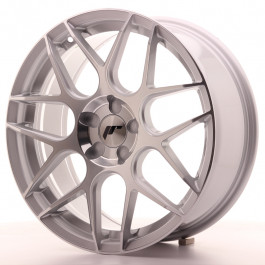 JR Wheels JR18 18x7,5 ET35-40 Blank 5 Silver Machined Face