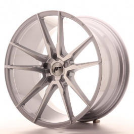 JR Wheels JR21 21x11 ET15-55 5 Machined Face Silver