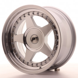 JR Wheels JR6 16x8 ET10-30 Silver Machined Face