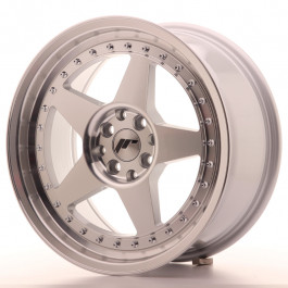 JR Wheels JR6 17x8 ET35 5x108/112 Machined Face Silver