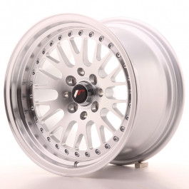 JR Wheels JR10 15x9 ET0 4x100/114 Silver Machined Face