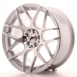 JR Wheels JR18 17x8 ET35 4x100/114 Silver Machined Face