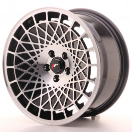 JR Wheels JR14 16x8 ET25 Machined Face Black