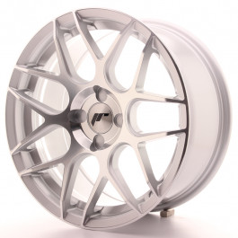 JR Wheels JR18 17x8 ET25-35 4 Silver Machined Face