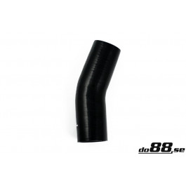 Silikonslang svart 25 grader 2,875'' (73mm) 