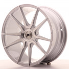 JR Wheels JR21 18x8,5 ET20-30 Silver Machined Face