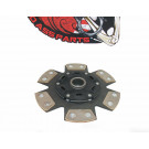 Badassparts - Sinterlamell 6-Puckad - 240mm 35mm x 26 Splines Fjädrad - BMW