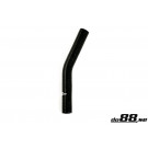 Silikonslang svart 25 grader 0,43'' (11mm) 