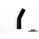 Silikonslang svart 25 grader 1,625'' (41mm) 