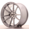 JR Wheels JR21 17x9 ET20 4x100/114 Machined Face Silver